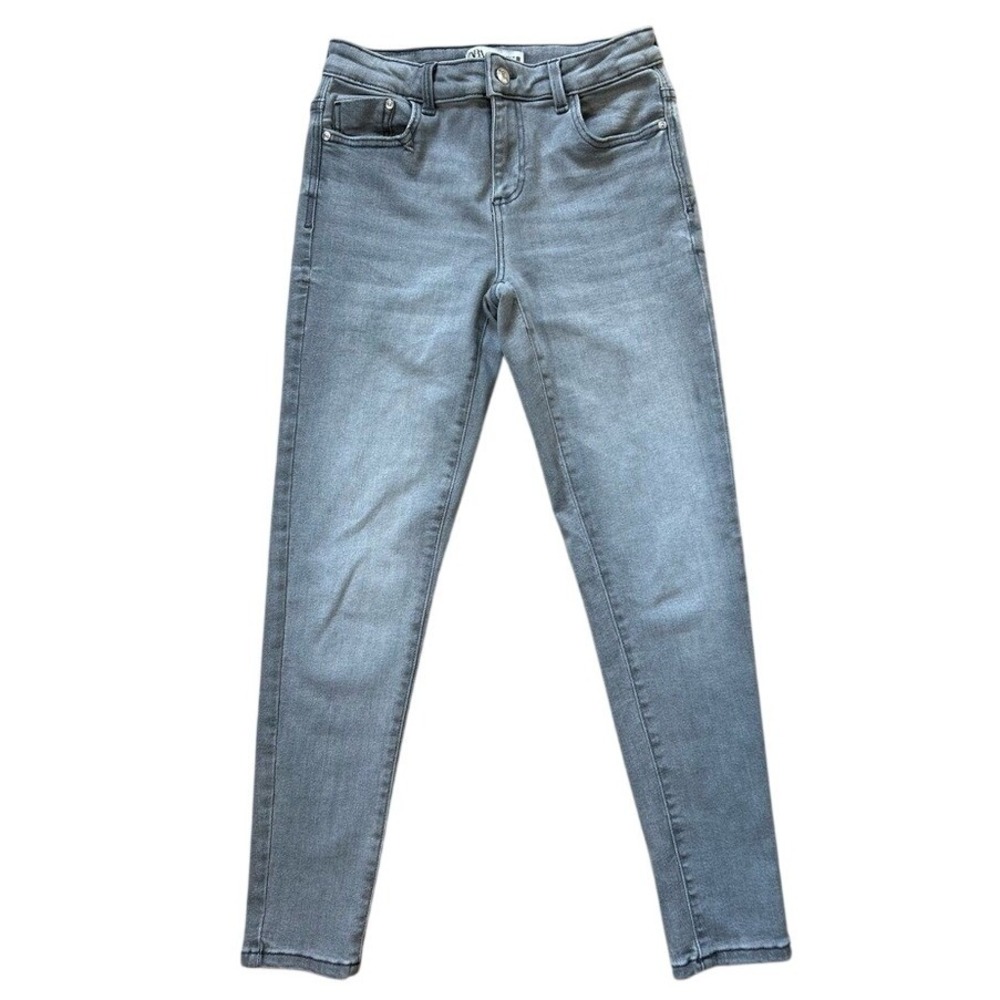 Zara Gray Skinny Jeans Faded Wash Denim Pants Size 6 USA 6 EUR 116‎